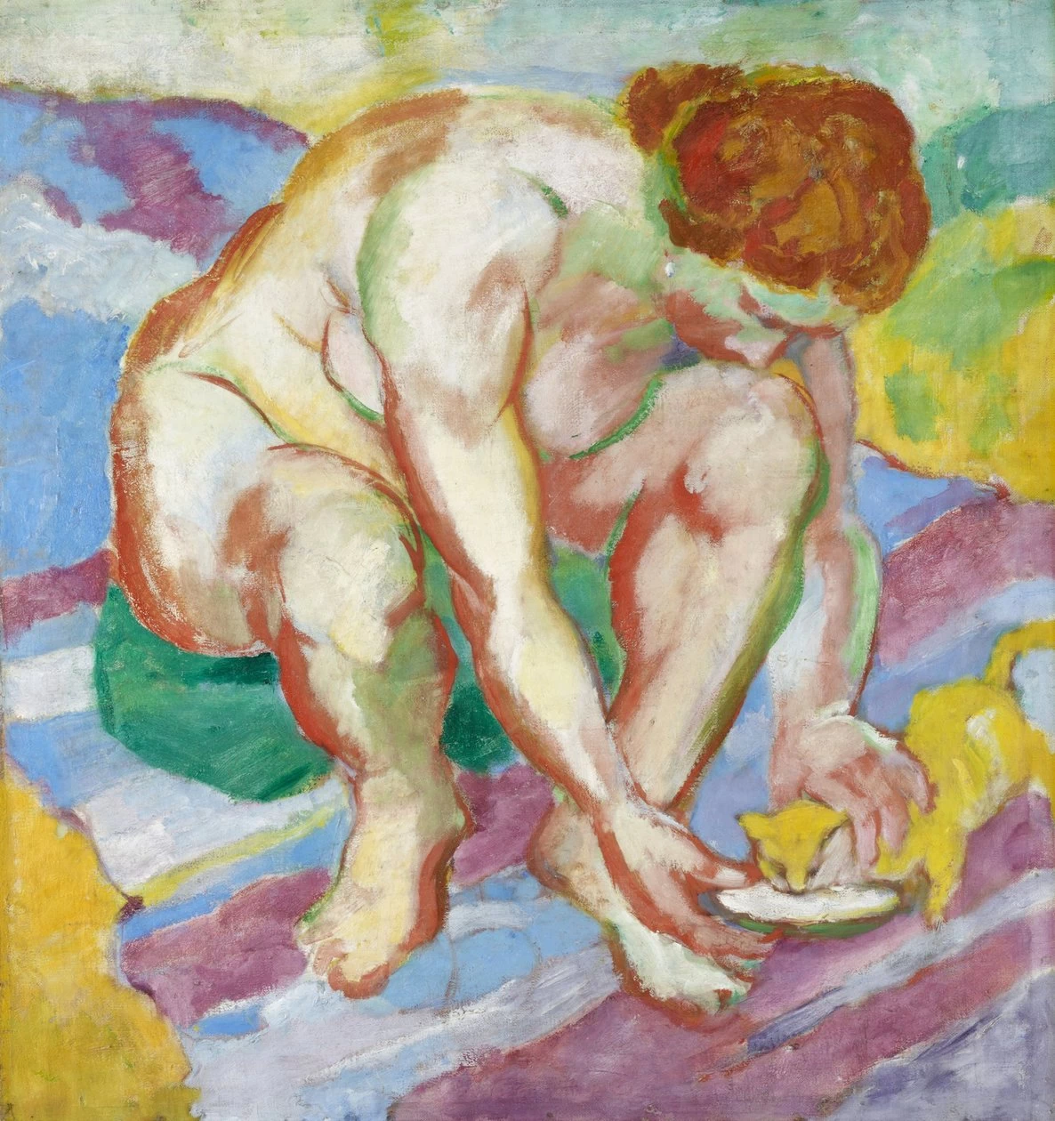 Nudo con gatto - Städtische Galerie im Lenbachhaus und Kunstbau München